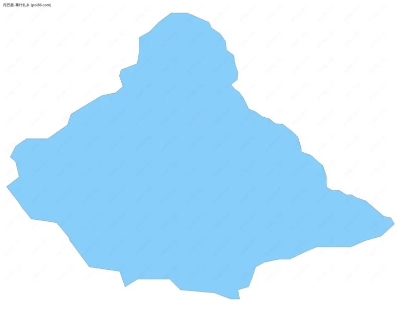 革什扎乡边界地图