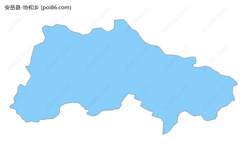 协和乡边界地图