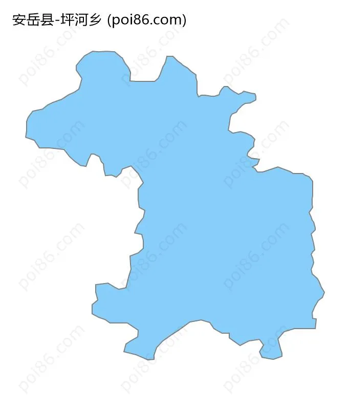 坪河乡边界地图