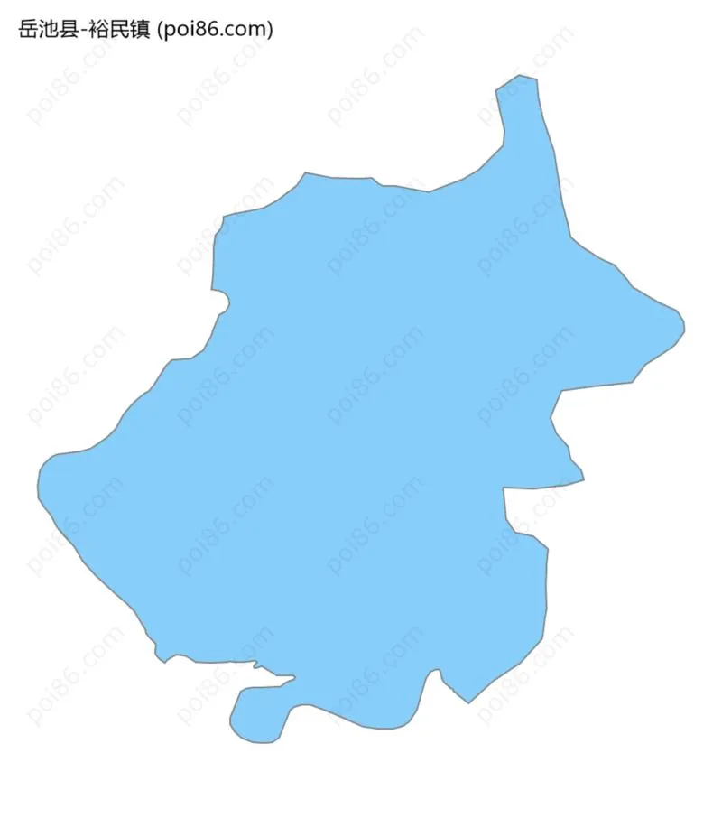 裕民镇边界地图