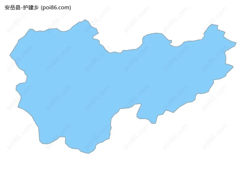 护建乡边界地图