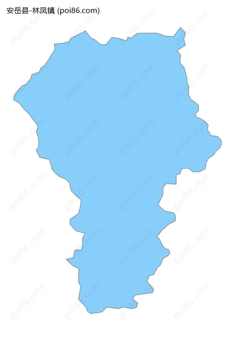 林凤镇边界地图