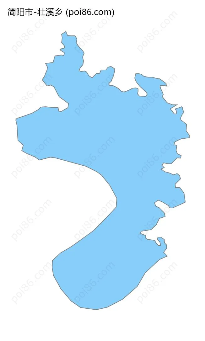 壮溪乡边界地图