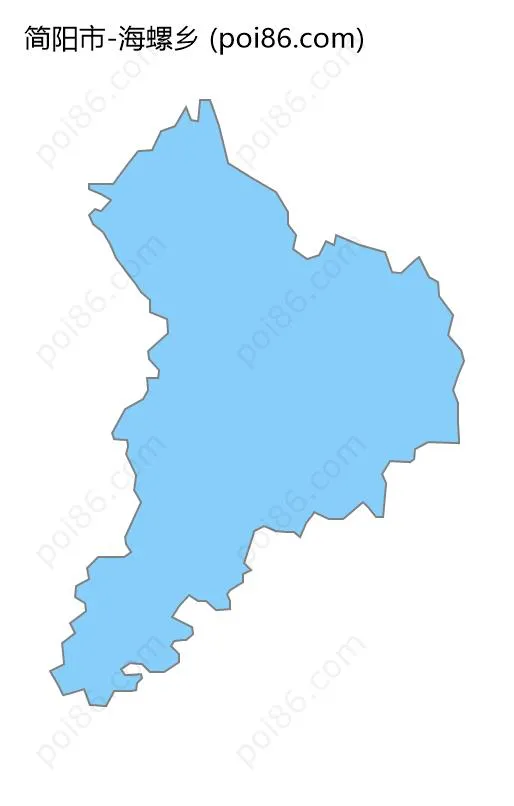 海螺乡边界地图