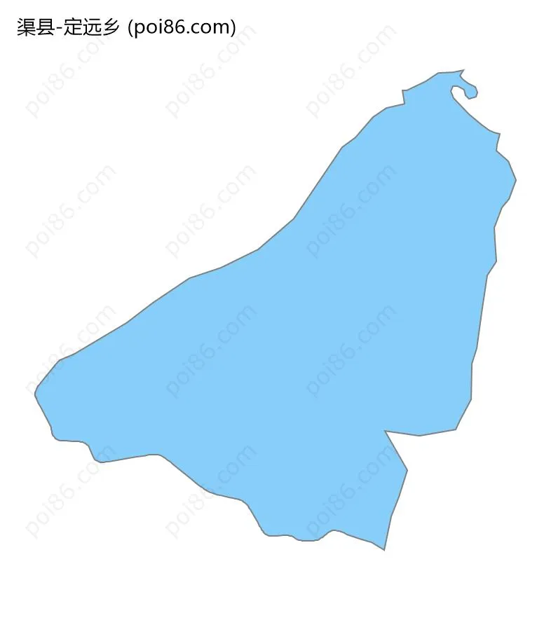 定远乡边界地图