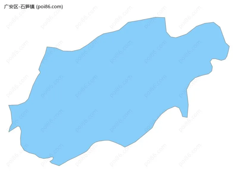 石笋镇边界地图