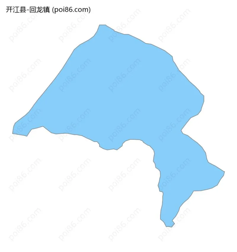 回龙镇边界地图