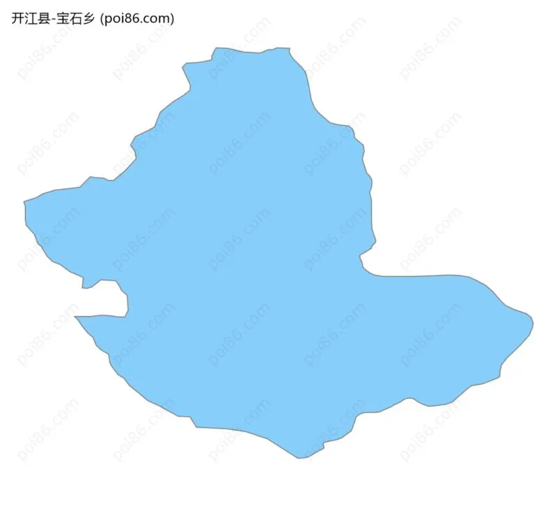 宝石乡边界地图