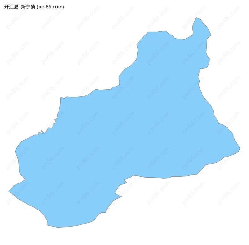 新宁镇边界地图