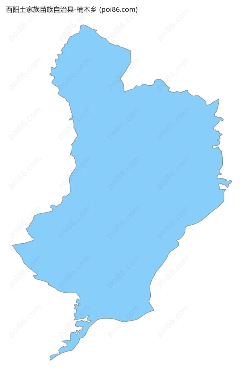 楠木乡边界地图