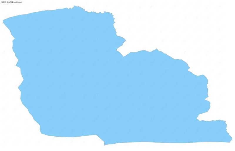 小山子镇边界地图