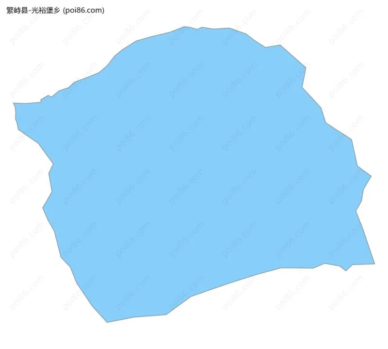 光裕堡乡边界地图