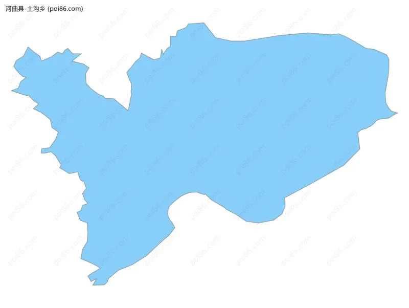 土沟乡边界地图