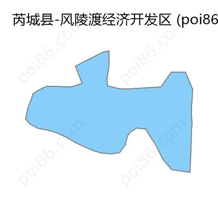 风陵渡经济开发区边界地图