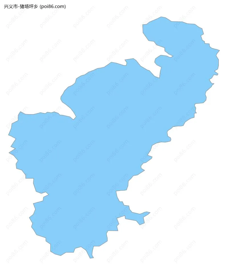 猪场坪乡边界地图