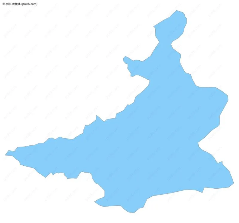 者楼镇边界地图