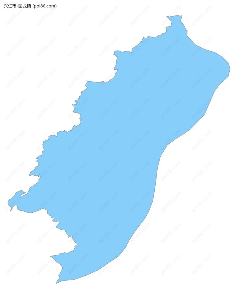 回龙镇边界地图