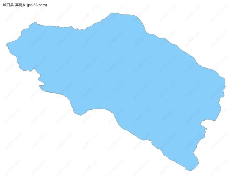 高楠乡边界地图