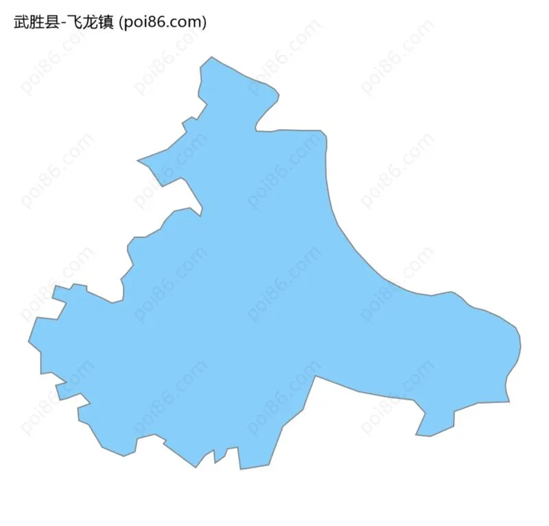 飞龙镇边界地图