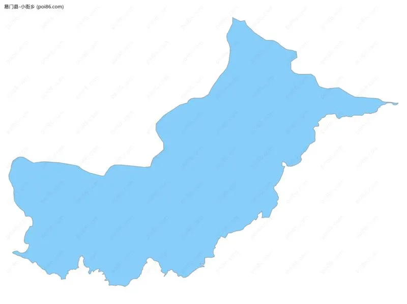 小街乡边界地图