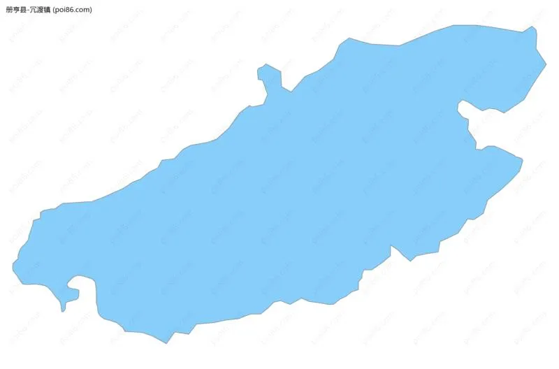 冗渡镇边界地图