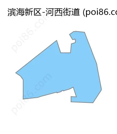 河西街道边界地图
