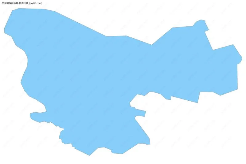 杨木川镇边界地图