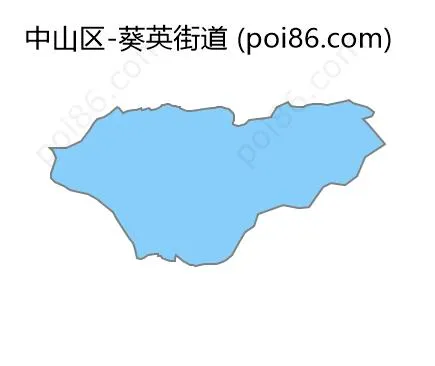 葵英街道边界地图