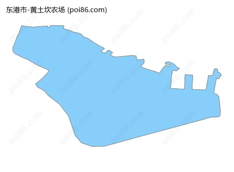 黄土坎农场边界地图