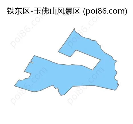 玉佛山风景区边界地图