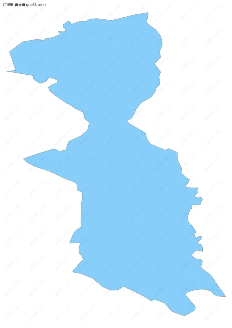 青堆镇边界地图