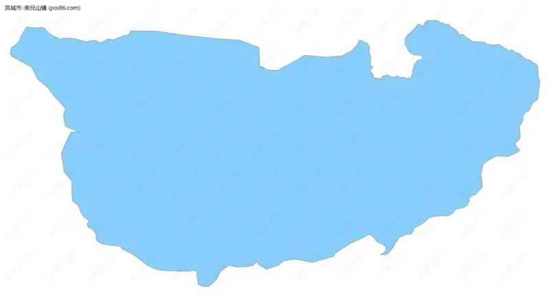 弟兄山镇边界地图