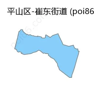 崔东街道边界地图