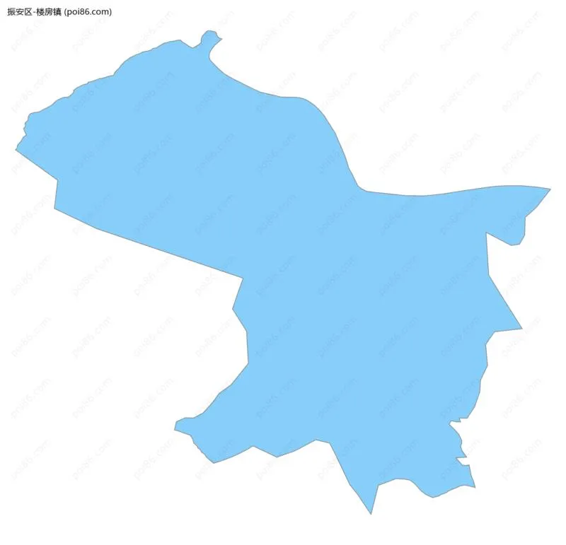 楼房镇边界地图