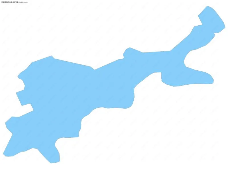 振江镇边界地图