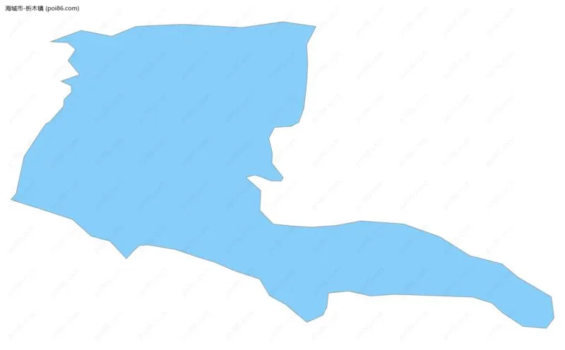 析木镇边界地图