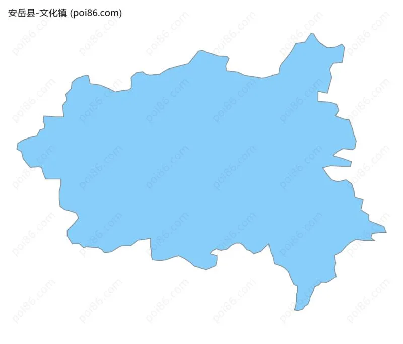 文化镇边界地图