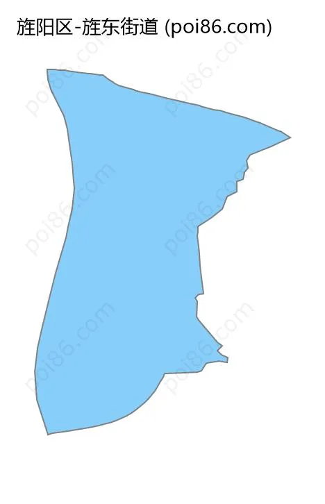 旌东街道边界地图