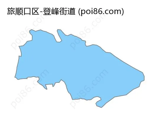 登峰街道边界地图