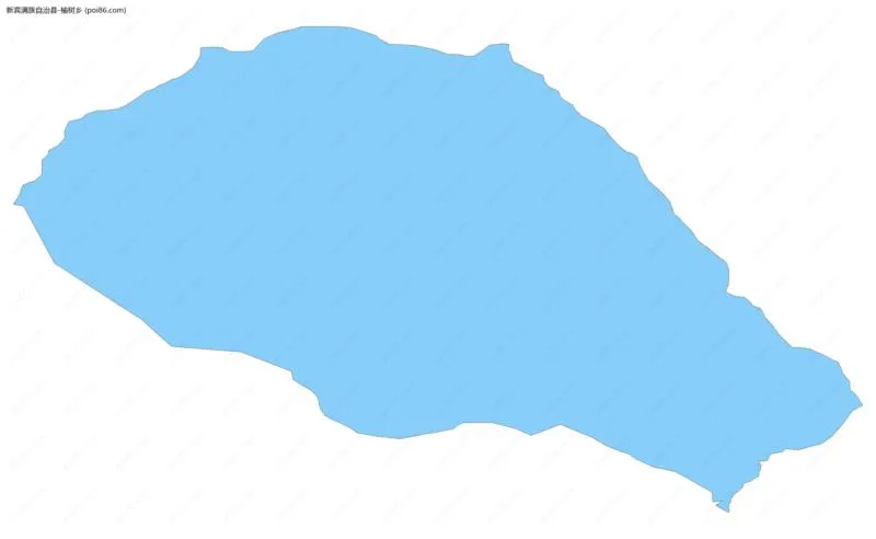 榆树乡边界地图