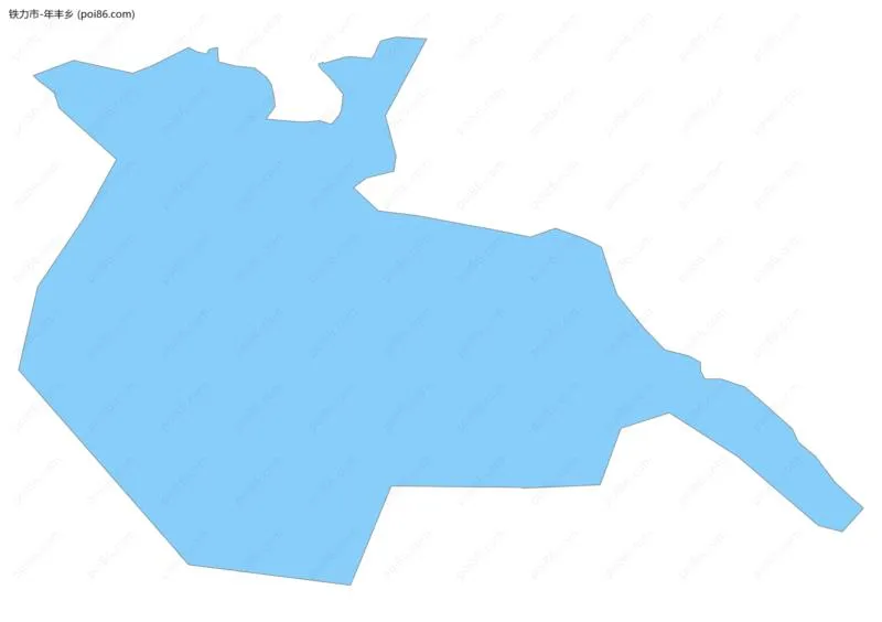 年丰乡边界地图