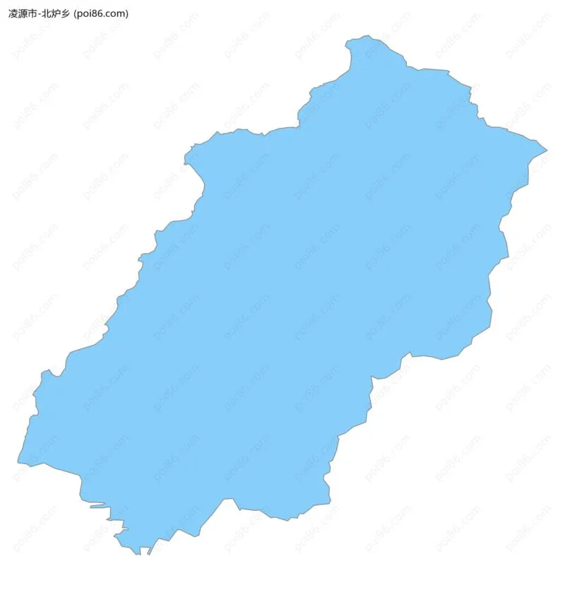 北炉乡边界地图