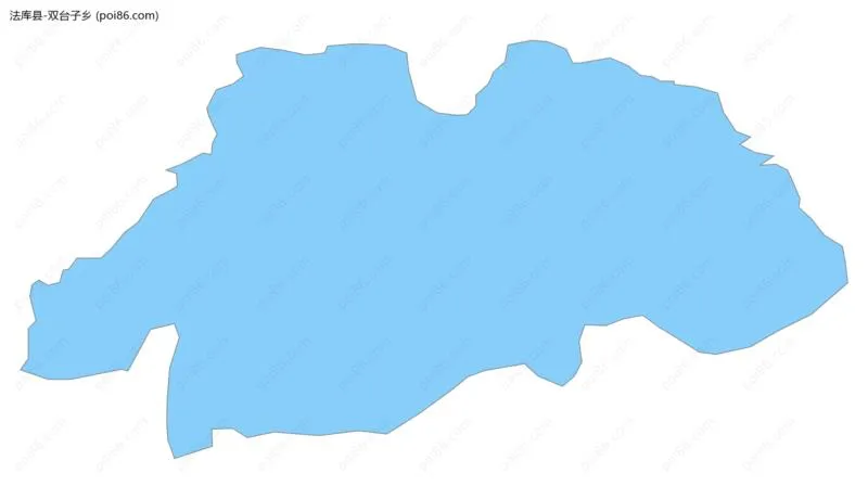 双台子乡边界地图