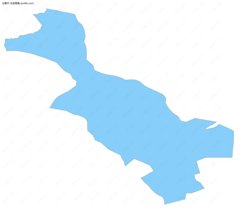 东官营镇边界地图