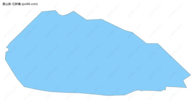 石新镇边界地图