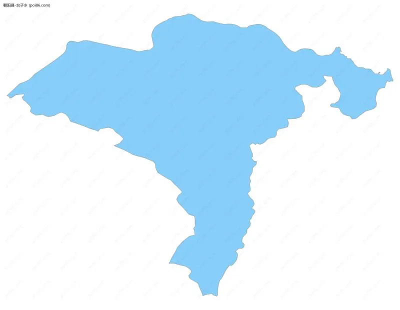 台子乡边界地图