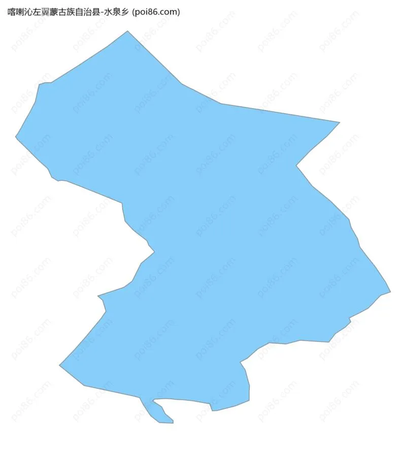 水泉乡边界地图