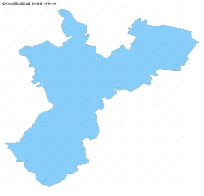 老爷庙镇边界地图