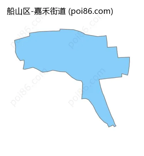 嘉禾街道边界地图