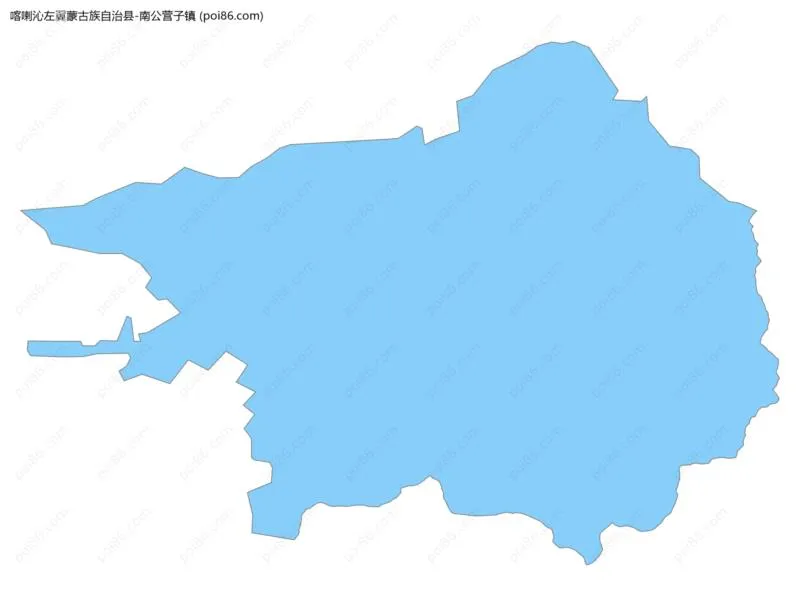 南公营子镇边界地图